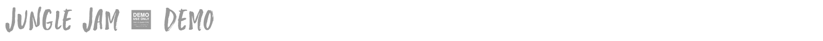 Jungle Jam font preview